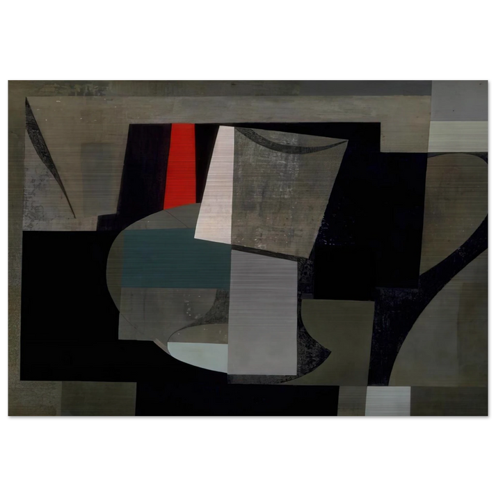 1934-6 painting - still life - 1936 - Ben Nicholson Brushed Aluminum Print - 70x100 cm / 28x40 inches | Ben Nicholson Aluminum Print | Ben Nicholson Prints