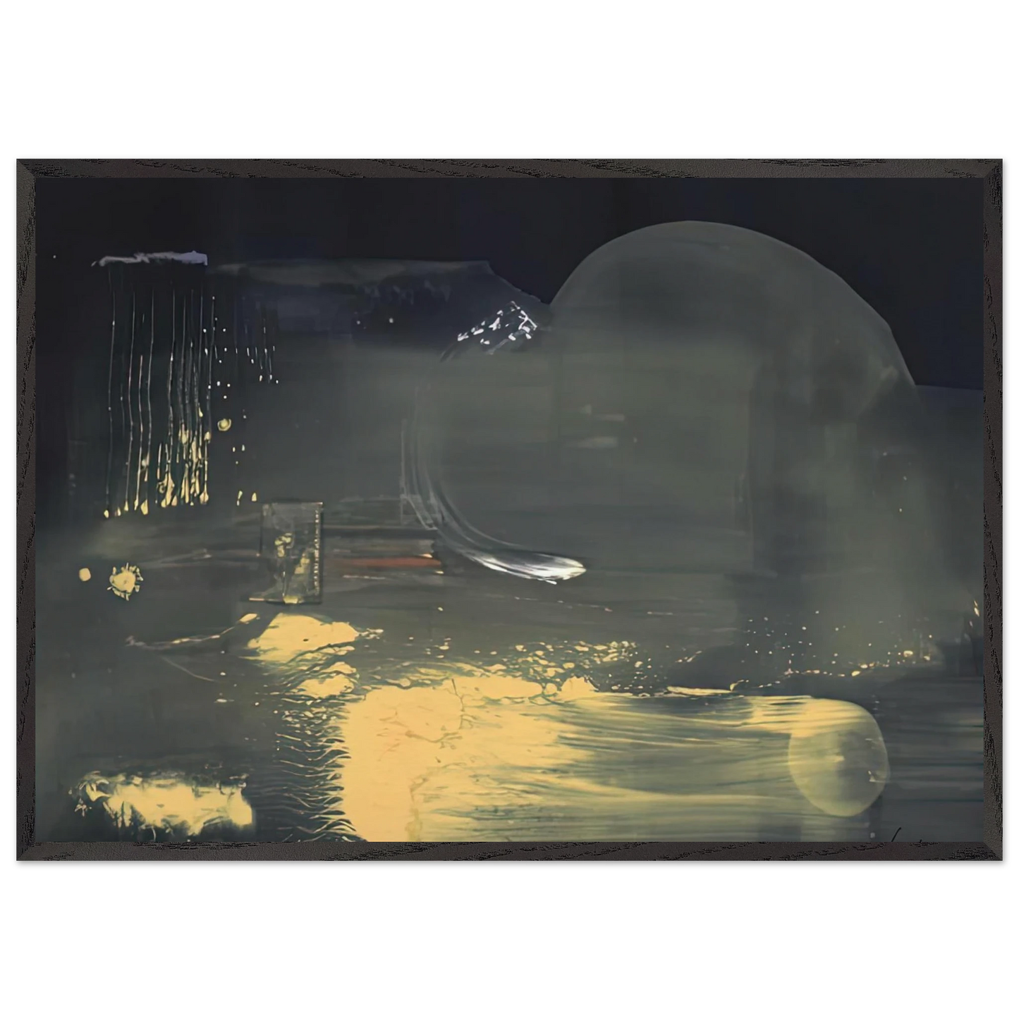 Spellbound 1991- - Helen Frankenthaler Framed Art Print – Black Wooden Frame - Default Title - -Framed Art Print