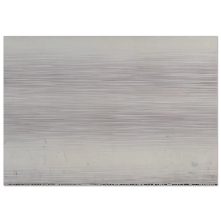 Return I - 1965 - Brice Marden Brushed Aluminum Print - 70x100 cm / 28x40 inches | Brice Marden Aluminum Print | Brice Marden Prints