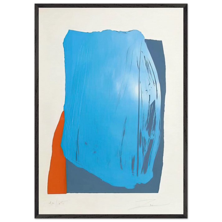 Moro II - 1981 - Larry Zox 70x100 cm / 28x40 inches Framed Art Print – Black Wooden Frame