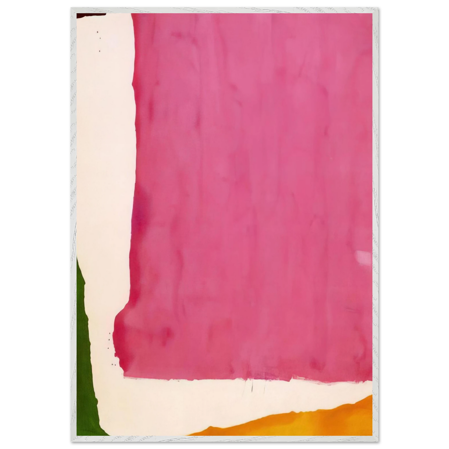 Helen Frankenthaler - Mauve District - 1966 Wall art - A2 (42 x 59.4  cm) - Premium Wooden Framed Poster With Fine Art Paper - Black frame