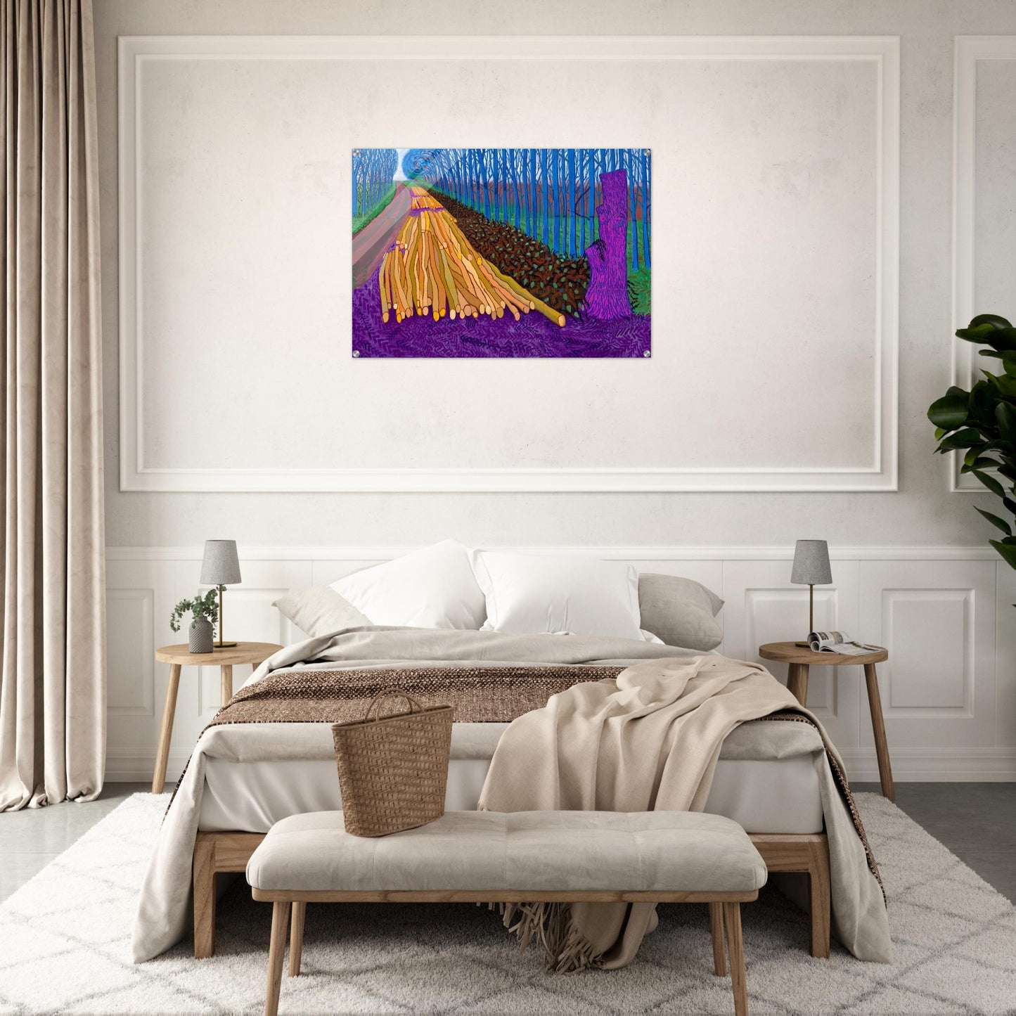 David Hockney - David Hockney Acrylic Print - 70x100 cm / 28x40″ inches | David Hockney Wall Art | David Hockney Prints