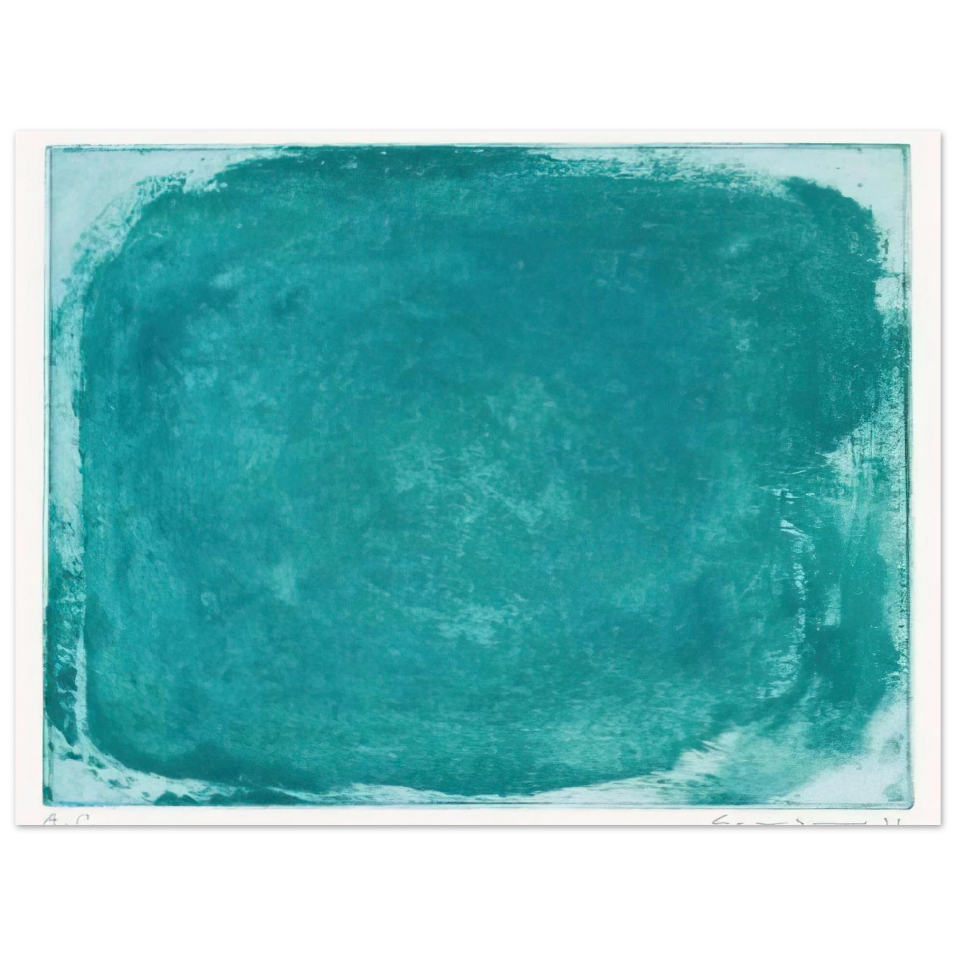 Gotthard Graubner - UNTITLED 1992 Fine Art Poster - Default Title