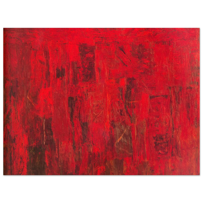 Philip Guston - RED PAINTING 1950  75x100 cm / 30x40inches Fine Art Poster