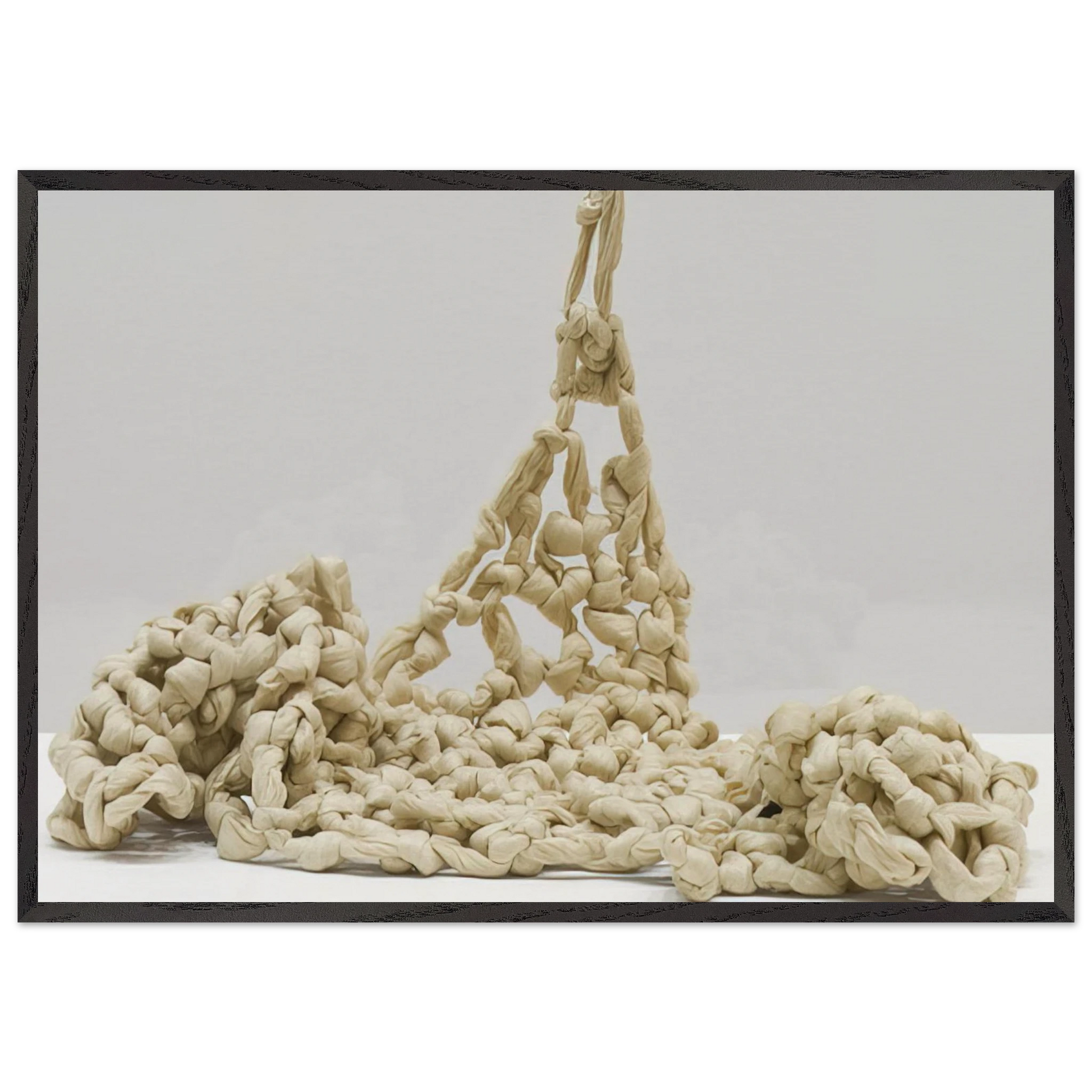 Untitled from Droguinhas - 1966 - Mira Schendel Framed Art Print – Black Wooden Frame - Default Title - -Framed Art Print