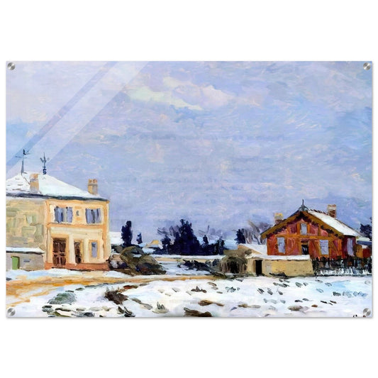 Neige - 1876 - Armand Guillaumin Acrylic Print - 70x100 cm / 28x40″ inches