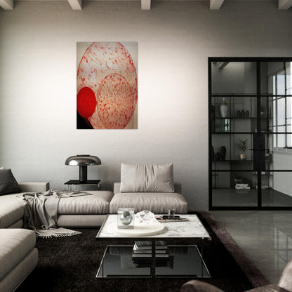 Painting. Red - 1987 - Lygia Pape Brushed Aluminum Print - 70x100 cm / 28x40 inches | Lygia Pape Aluminum Print | Lygia Pape Prints