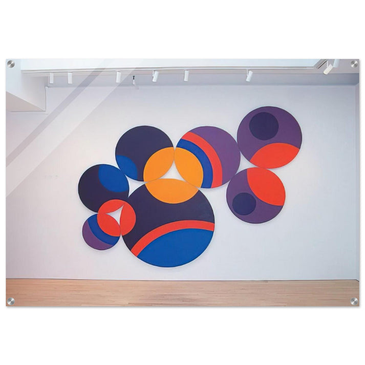 Constellation Twelve Circles - 1969 - Leon Polk Smith Acrylic Print - 70x100 cm / 28x40″ inches