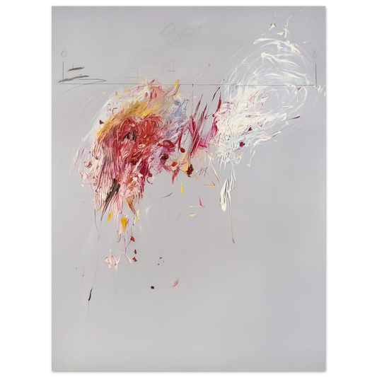 Cy Twombly - Nine Discourses on Commodus, Part V Fine Art Poster - Default Title