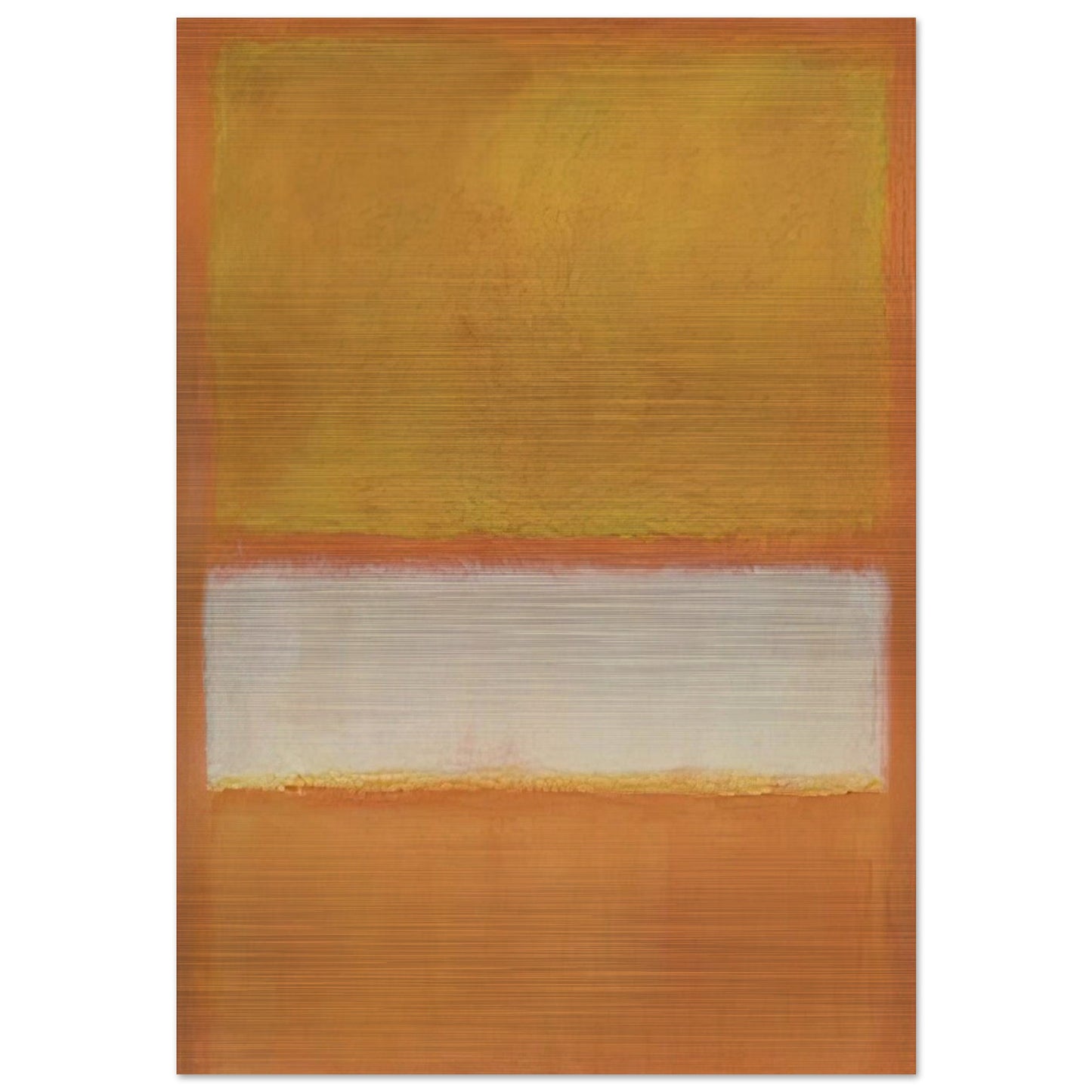 Untitled No. 11 - 1957 - Mark Rothko Brushed Aluminum Print - 70x100 cm / 28x40 inches | Mark Rothko Aluminum Print | Mark Rothko Prints