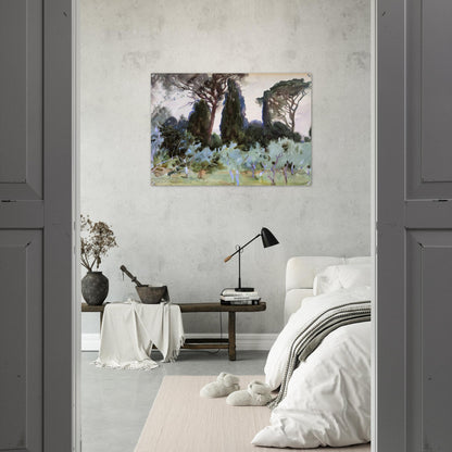 Landscape near Florence - John Singer Sargent Acrylic Print - 70x100 cm / 28x40″ inches