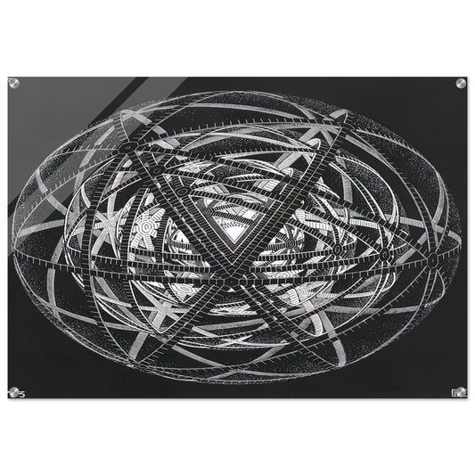 CONCENTRIC RINDS - MC Escher Acrylic Print - 70x100 cm / 28x40″ inches | Maurits Cornelis Escher Prints