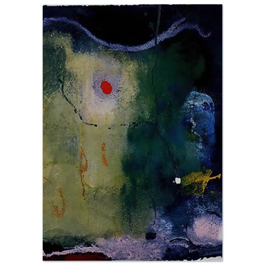 Helen Frankenthaler - The Other Side of the Moon - 1995 Wall art - 13x18 cm / 5x7 inches - Fine Art Poster - -