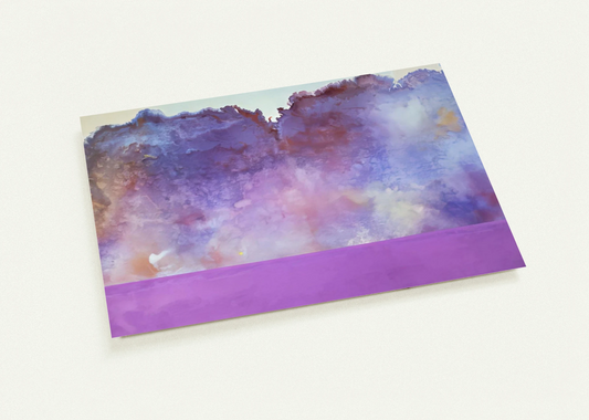 Diamond Lake - 1969 By Ronnie Landfield Pack of 10 Post Cards | Ronnie Landfield Post Cards | A6 (10.5 x 14.8 cm) - 4.1 x 5.8 inches