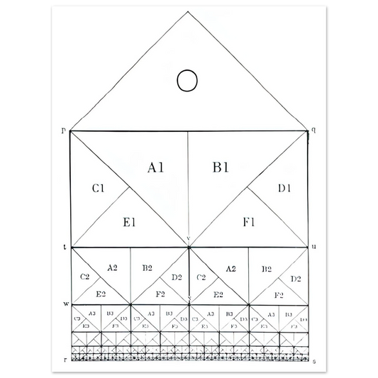 MC Escher - SCHEME Wall Art - 21x29.7 cm / 8x12" - Fine Art Poster - -
