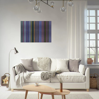 Mohawk - 1970 - Gene Davis Brushed Aluminum Print - 70x100 cm / 28x40 inches | Gene Davis Aluminum Print | Gene Davis Prints