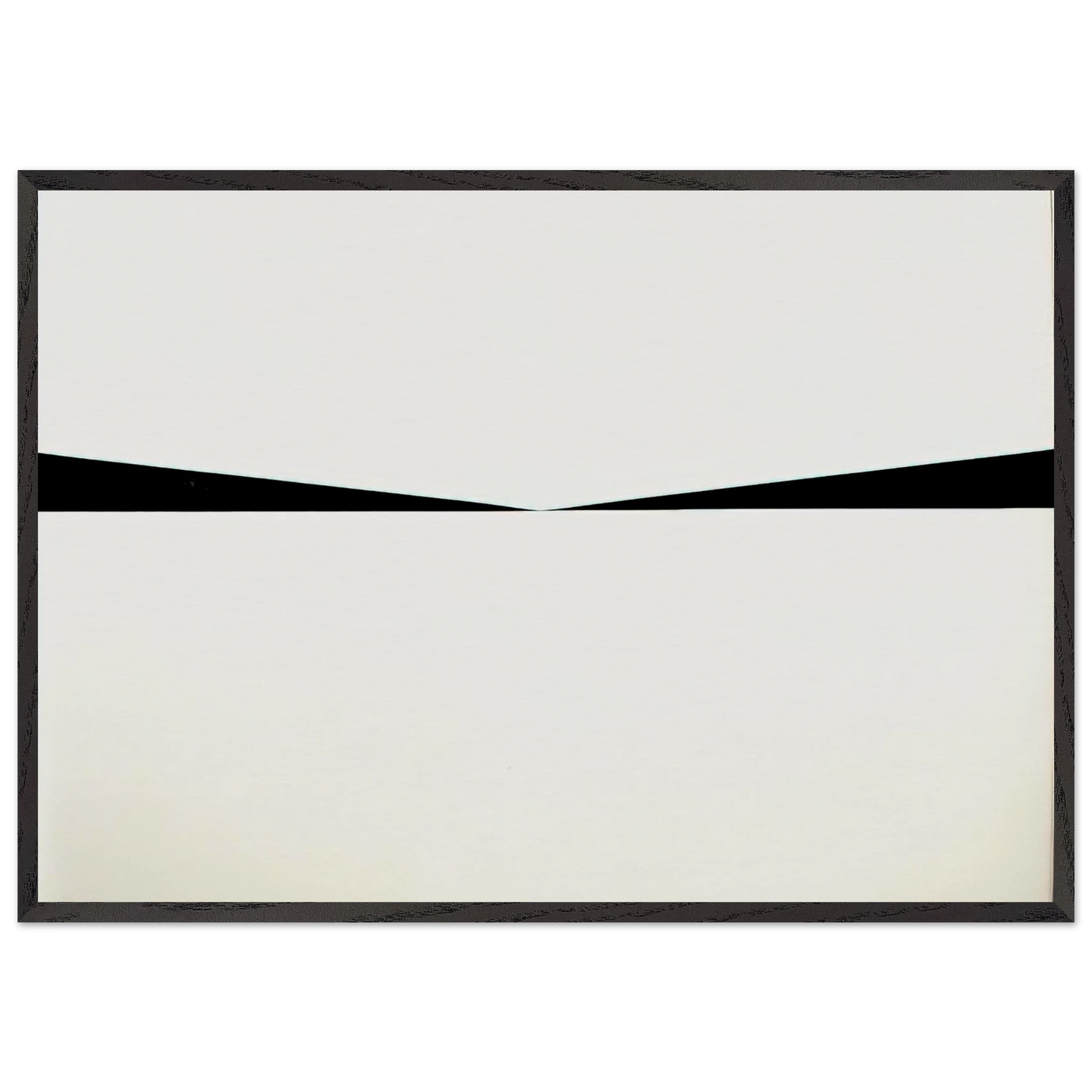 Untitled - 1950 N3 - Carmen Herrera Framed Art Print – Black Wooden Frame - Default Title - -Framed Art Print