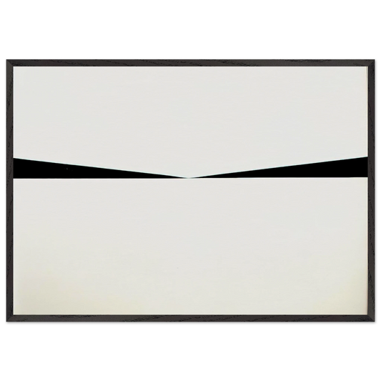 Untitled - 1950 N3 - Carmen Herrera Framed Art Print – Black Wooden Frame - Default Title - -Framed Art Print