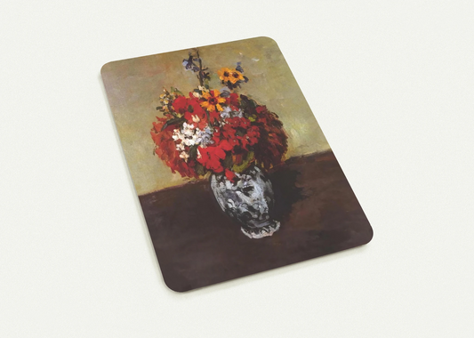 Dahlias In A Delft Vase By Paul Cézanne Pack of 10 Post Cards | Paul Cézanne Post Cards | A6 (10.5 x 14.8 cm) - 4.1 x 5.8 inches