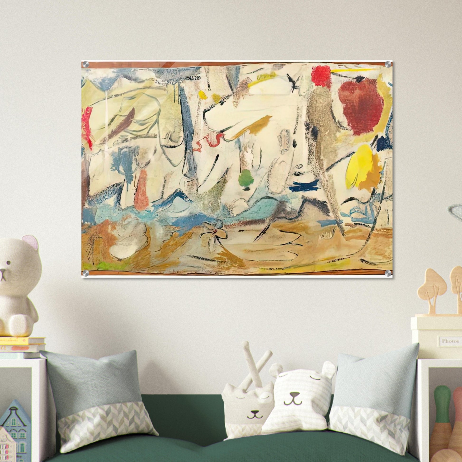 Cloudscape, 1951- - Helen Frankenthaler Acrylic Print - 70x100 cm / 28x40″ inches | Helen Frankenthaler Wall Art | Helen Frankenthaler Prints