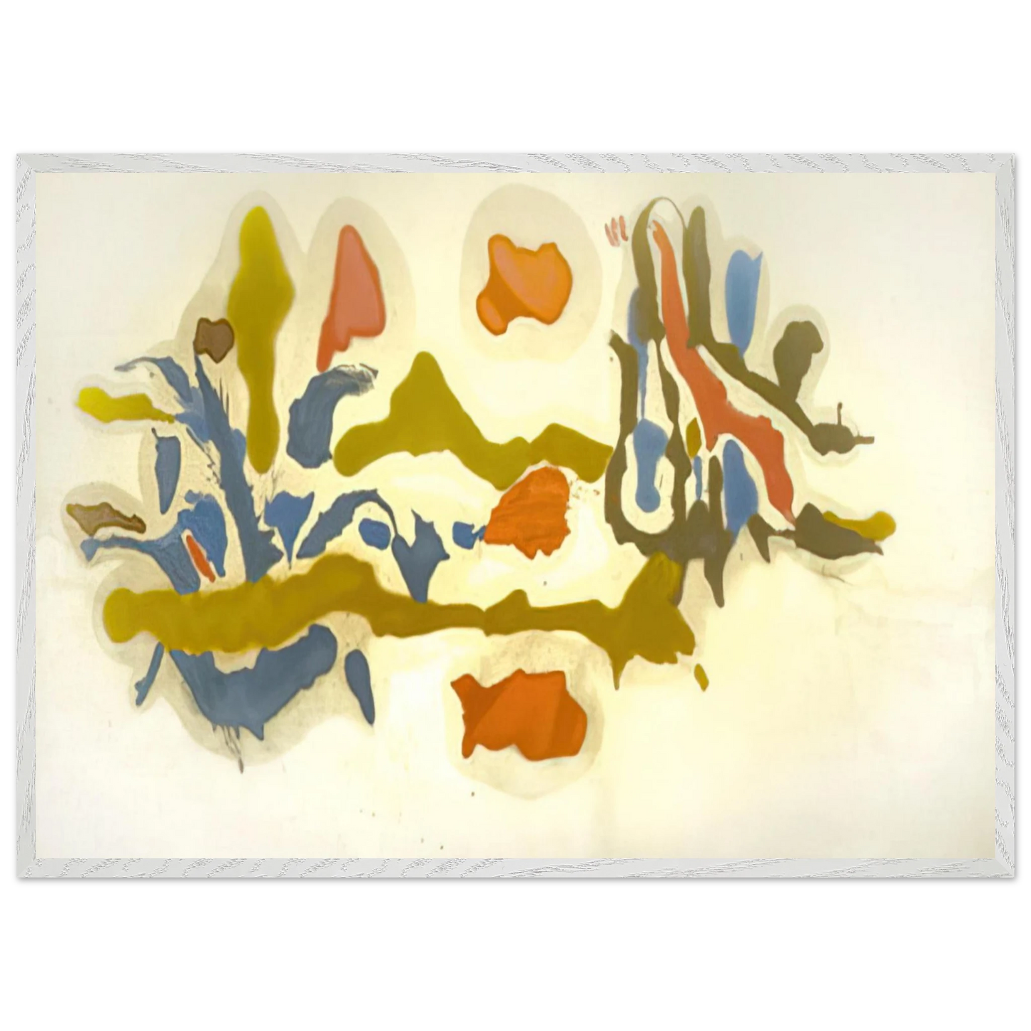 Helen Frankenthaler - Seascape with Dunes - 1962 Wall art - A3 (29.7 x 42  cm) - Fine Art Poster - -