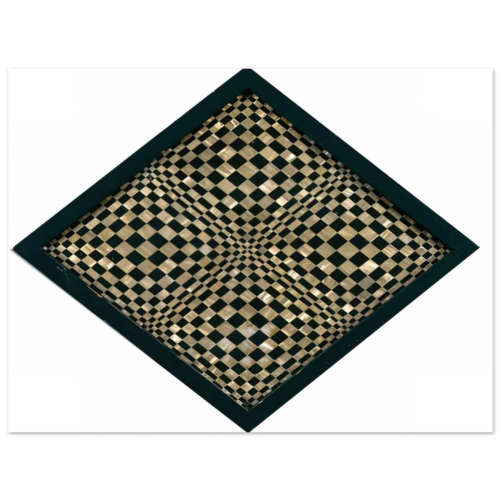 Dadamaino - Oggetto ottico dynamico - Op Art  75x100 cm / 30x40inches Fine Art Poster