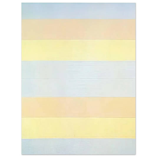 Agnes Martin - With My Back to the World Fine Art Poster - Default Title