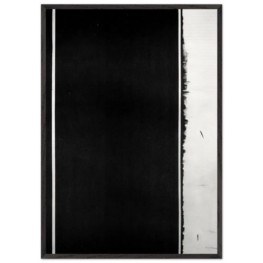 The Station of the Cross - Twelfh Station - Barnett Newman Framed Art Print – Black Wooden Frame - Default Title - -Framed Art Print