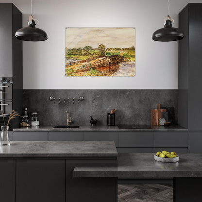 Bridge at Old Lyme 02 - Childe Hassam Acrylic Print - 70x100 cm / 28x40″ inches | Childe Hassam Wall Art | Childe Hassam Prints