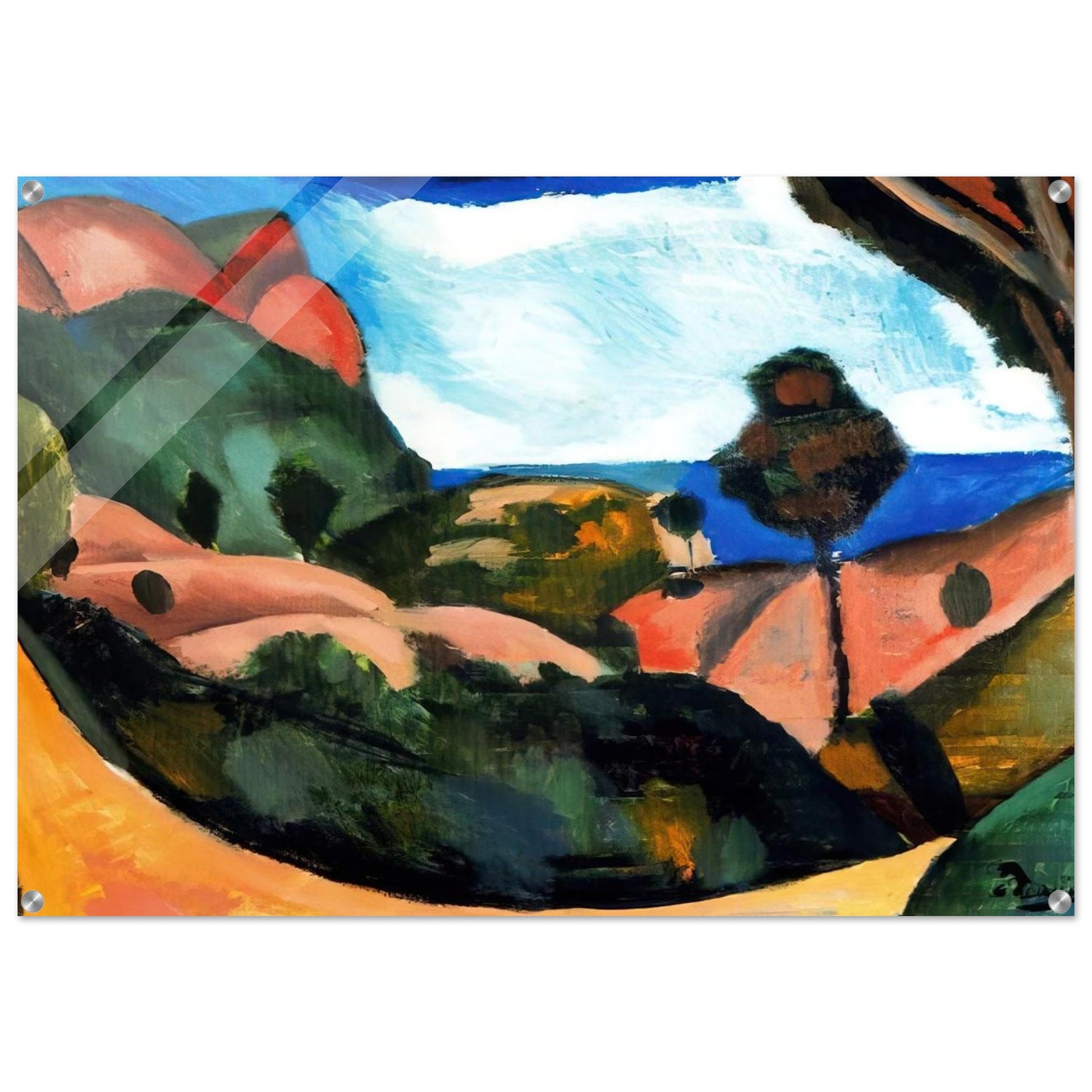 LANDSCAPE 1907 - Andre Derain Acrylic Print - 70x100 cm / 28x40″ inches | Andre Derain Wall Art | Andre Derain Prints