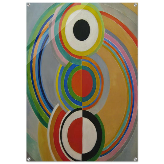 RYTHME 1 - Sonia Delaunay Acrylic Print - 70x100 cm / 28x40″ inches