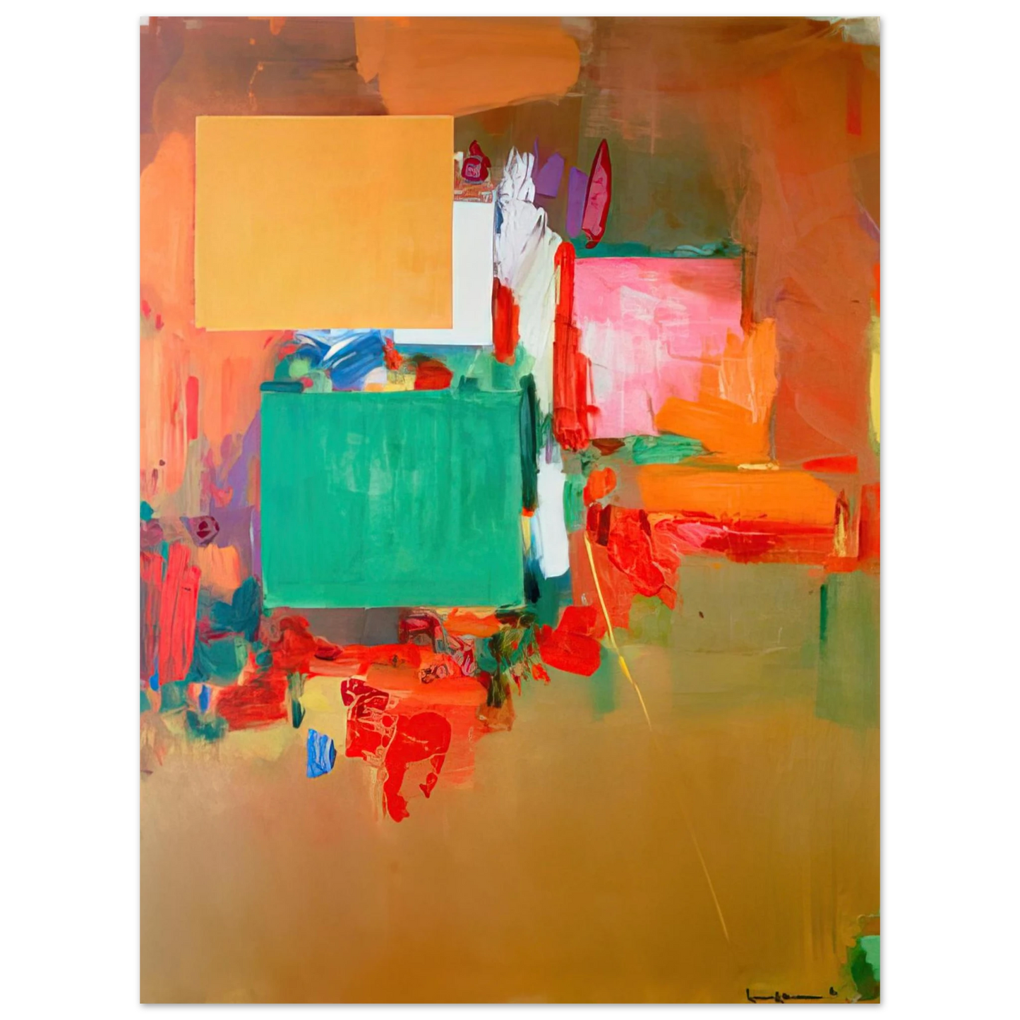 Hans Hofmann - Song of the Nightingale Fine Art Poster - Default Title