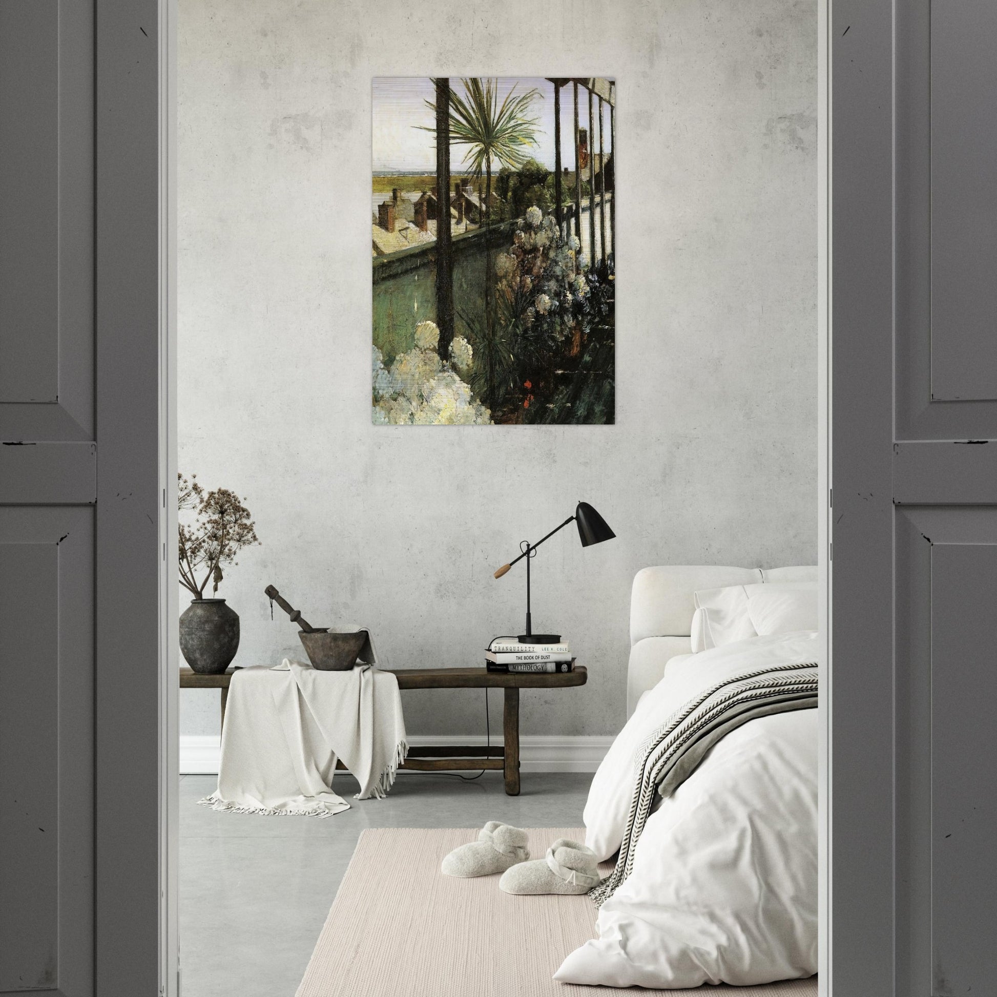 Afternoon in Nantucket - Childe Hassam Brushed Aluminum Print - 70x100 cm / 28x40 inches | Childe Hassam Aluminum Print | Childe Hassam Prints