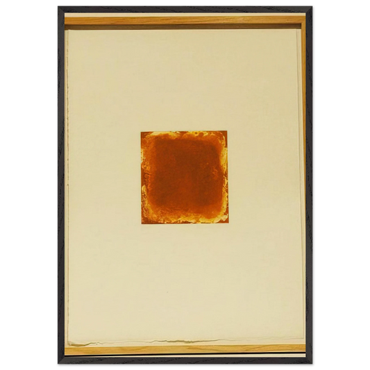 UNTITLED 1991 N2 - Gotthard Graubner Framed Art Print – Black Wooden Frame - Default Title - -Framed Art Print