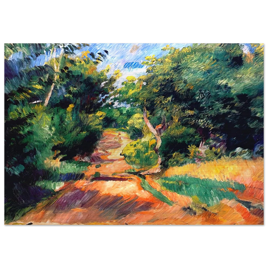 Landscape Near Varengeville - Pierre-Auguste Renoir Brushed Aluminum Print - 70x100 cm / 28x40 inches | Pierre-Auguste Renoir Aluminum Print | Pierre-Auguste Renoir Prints