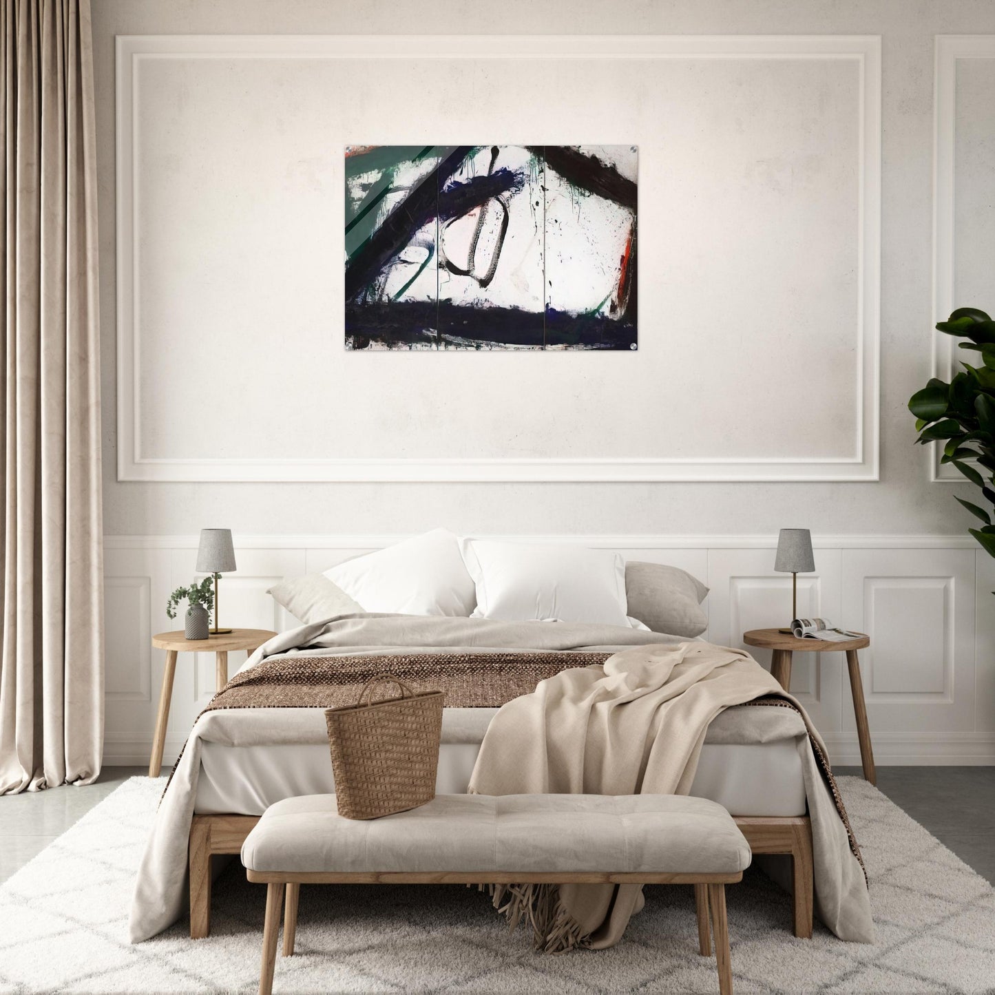 Frozen Summer - 1966 - Norman Bluhm Acrylic Print - 70x100 cm / 28x40″ inches | Norman Bluhm Wall Art | Norman Bluhm Prints