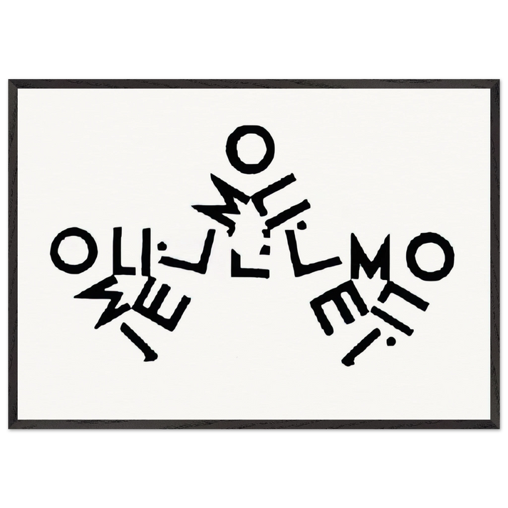 ESCHER 22 - MC Escher 70x100 cm / 28x40 inches Framed Art Print – Black Wooden Frame | Maurits Cornelis Escher Prints