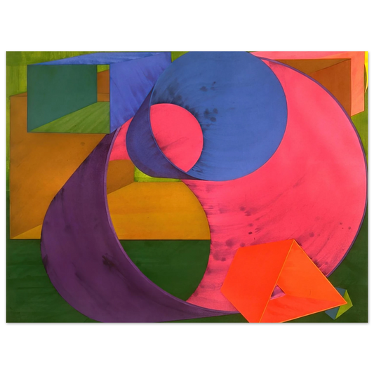 Al Held - Indigo Fine Art Poster - Default Title