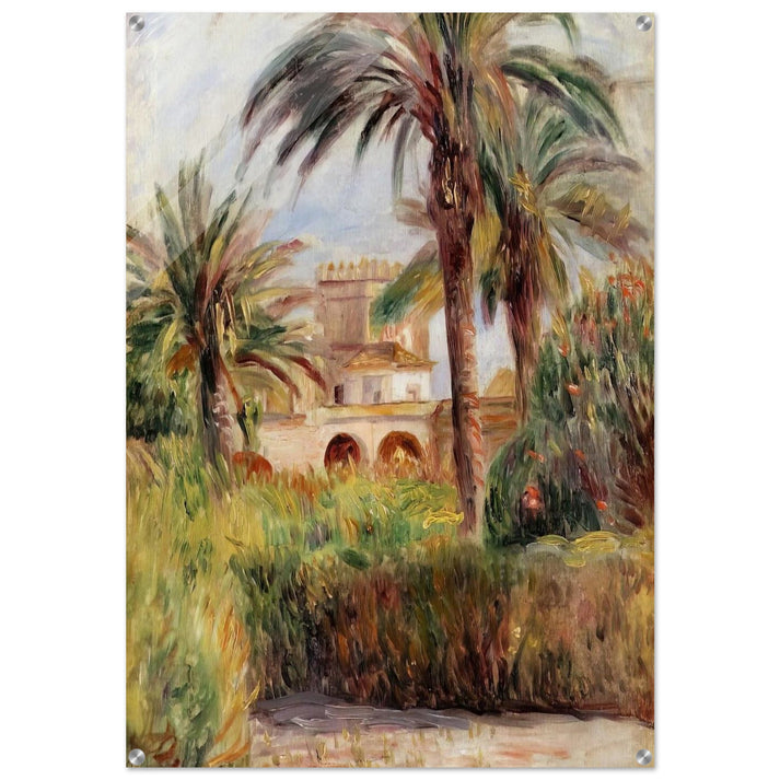 The Test Garden in Algiers - Pierre-Auguste Renoir Acrylic Print - 70x100 cm / 28x40″ inches