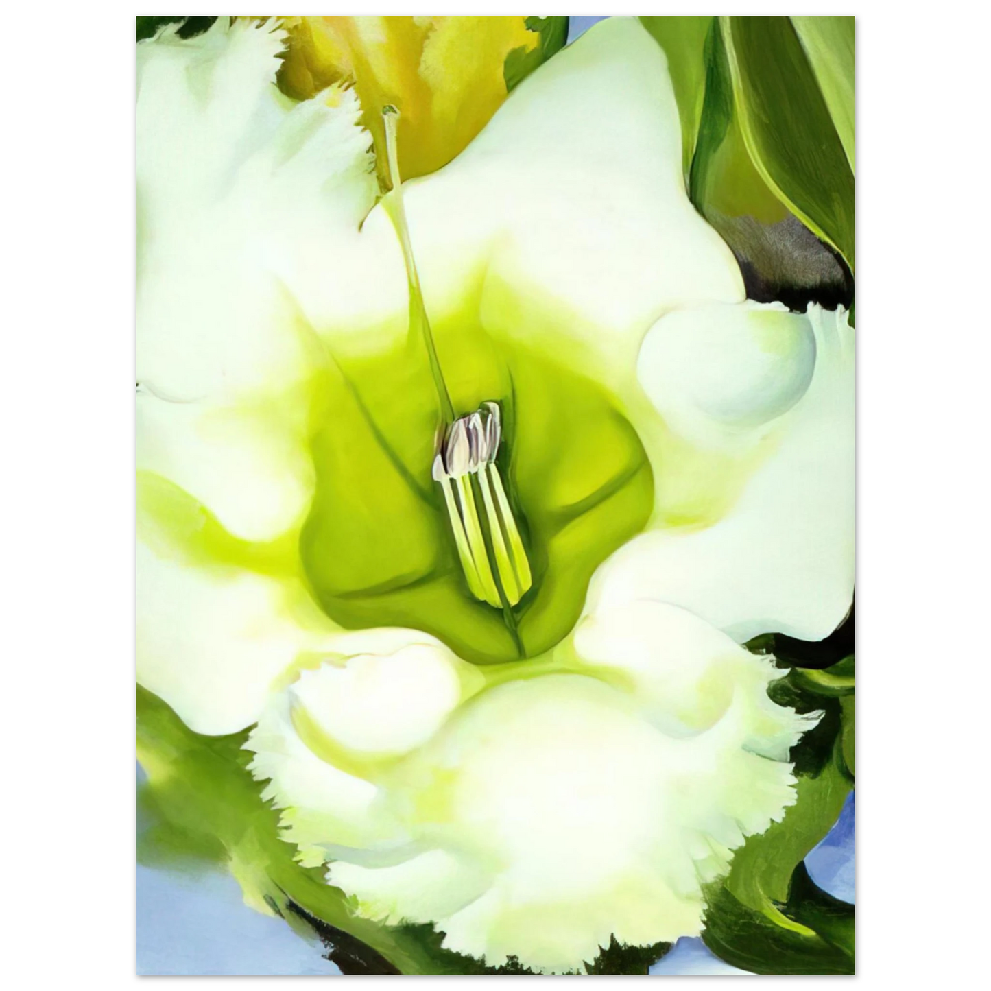Georgia O'Keeffe - Cup Of Silver Ginger Fine Art Poster - 13x18 cm / 5x7 inches