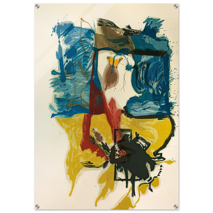 Beach Scene, 1961- - Helen Frankenthaler Acrylic Print - 70x100 cm / 28x40″ inches | Helen Frankenthaler Wall Art | Helen Frankenthaler Prints