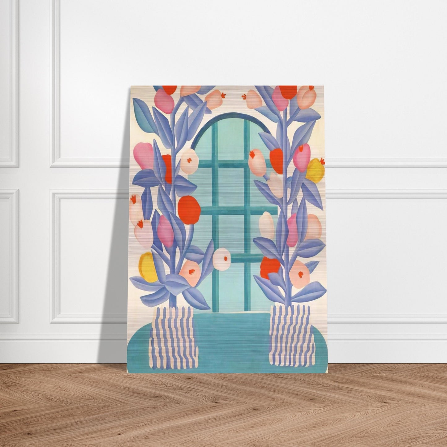 Romance - Tarsila do Amaral Brushed Aluminum Print - 70x100 cm / 28x40 inches | Tarsila do Amaral Aluminum Print | Tarsila do Amaral Prints