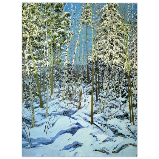Neil Welliver - Shadow - Contemporary Realism Fine Art Poster - Default Title