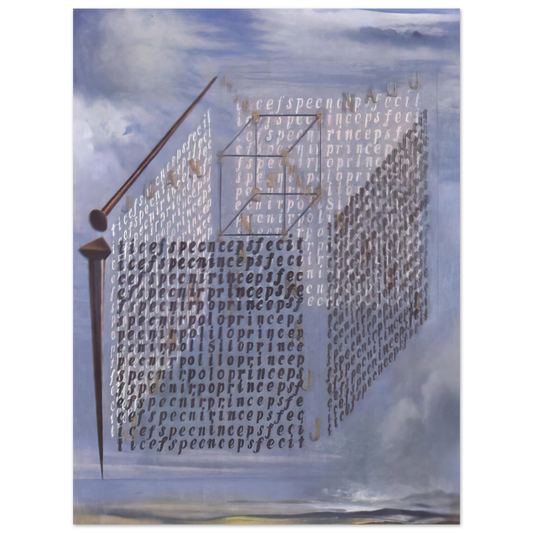 Salvador Dali - A PROPOS OF THE TREATISE ON CUBIC FORM BY JUAN DE HERRERA Fine Art Poster - Default Title