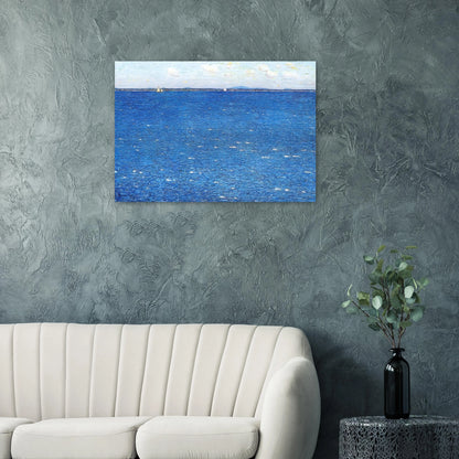 West Wind, Appledore - Childe Hassam Brushed Aluminum Print - 70x100 cm / 28x40 inches | Childe Hassam Aluminum Print | Childe Hassam Prints
