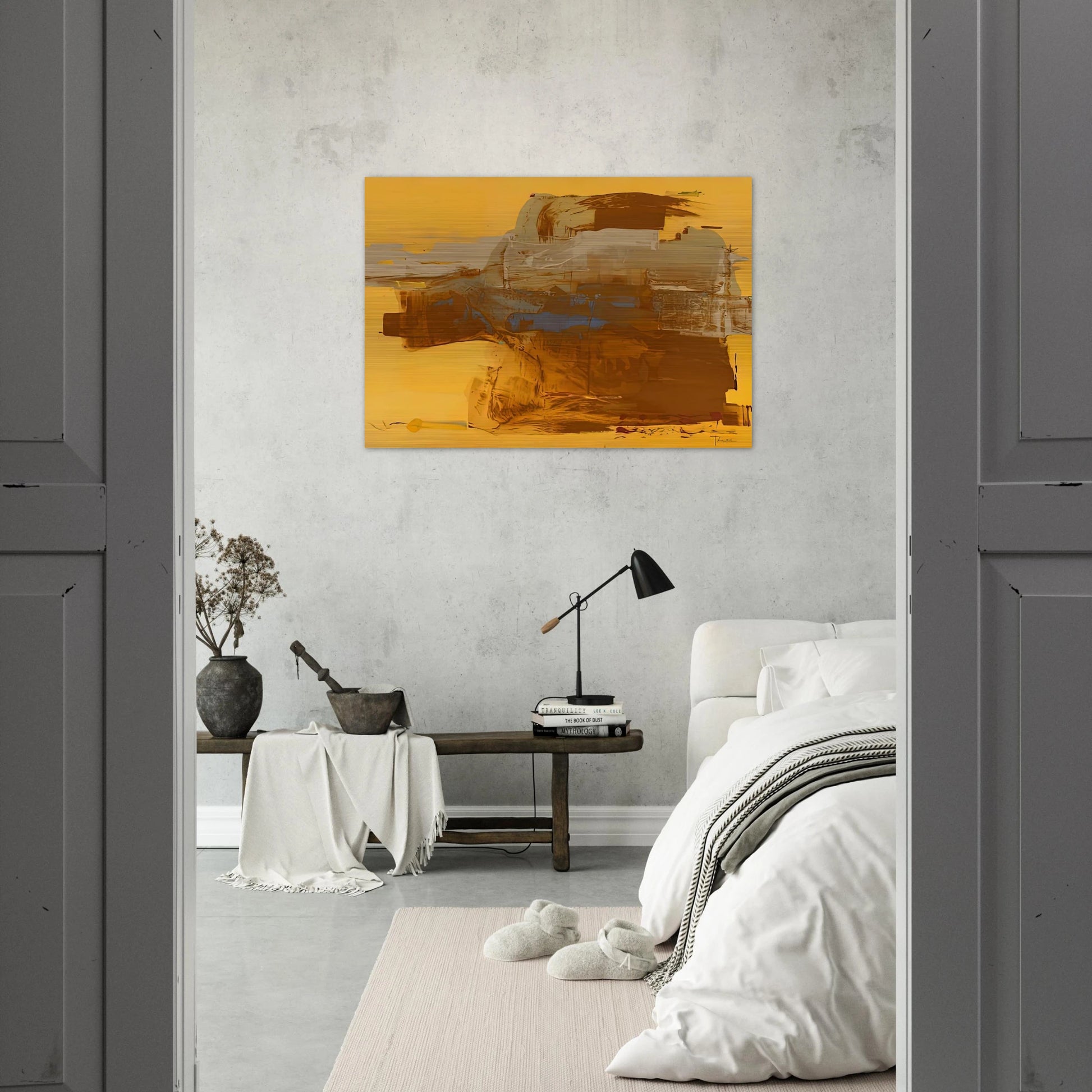Mineral Kingdom, 1976- - Helen Frankenthaler Brushed Aluminum Print - 70x100 cm / 28x40 inches | Helen Frankenthaler Aluminum Print | Helen Frankenthaler Prints