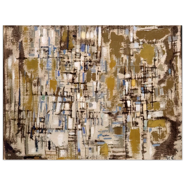 Maria Helena Vieira da Silva - Untitled - 1952  75x100 cm / 30x40inches Fine Art Poster