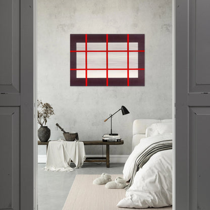 Untitled from Artists Against Torture Portfolio - 1993 - Donald Judd Brushed Aluminum Print - 70x100 cm / 28x40 inches | Donald Judd Aluminum Print | Donald Judd Prints