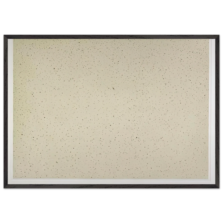 NIGHT SKY 2 REVERSED 2002 - Vija Celmins 70x100 cm / 28x40 inches Framed Art Print – Black Wooden Frame