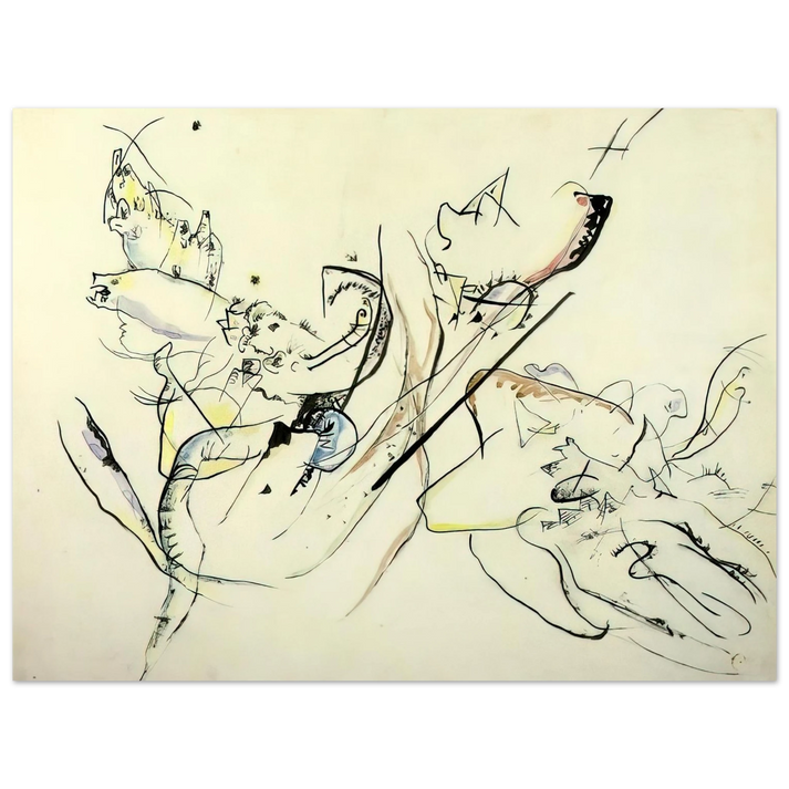 Wassily Kandinsky - UNTITLED  75x100 cm / 30x40inches Fine Art Poster